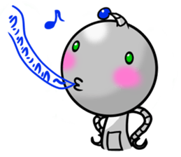 i am carefree robot sticker #2474351