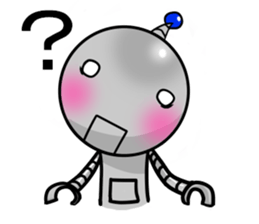 i am carefree robot sticker #2474365