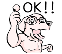 The megane manager & megane dog sticker #2474593