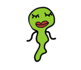 Pretty ghost monster sticker #2474813