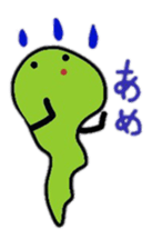 Pretty ghost monster sticker #2474817