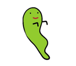 Pretty ghost monster sticker #2474819