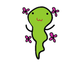Pretty ghost monster sticker #2474820