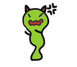 Pretty ghost monster sticker #2474823