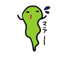 Pretty ghost monster sticker #2474825