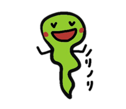 Pretty ghost monster sticker #2474827