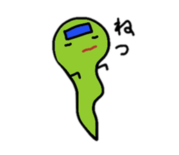 Pretty ghost monster sticker #2474831