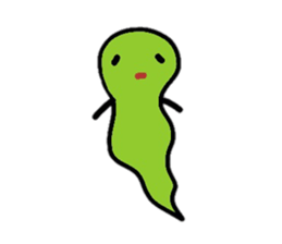 Pretty ghost monster sticker #2474832