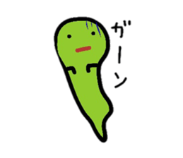 Pretty ghost monster sticker #2474837