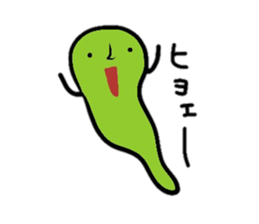 Pretty ghost monster sticker #2474838