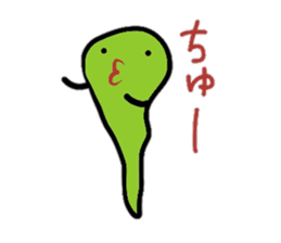 Pretty ghost monster sticker #2474846