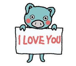 Message from the pig sticker #2474967