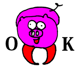 A cute piglet Buko sticker #2475110