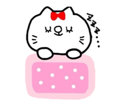 Female cat and male cat sticker #2475378