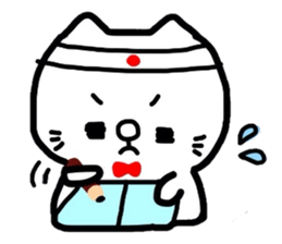 Female cat and male cat sticker #2475380