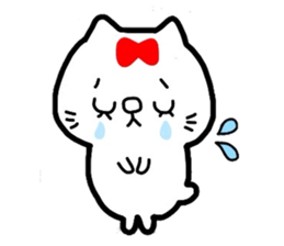 Female cat and male cat sticker #2475386