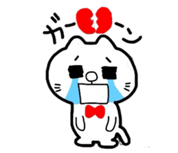 Female cat and male cat sticker #2475387