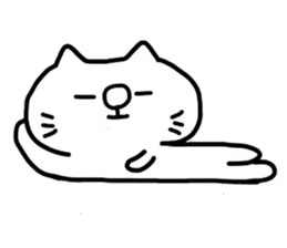 Female cat and male cat sticker #2475392