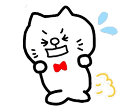 Female cat and male cat sticker #2475404