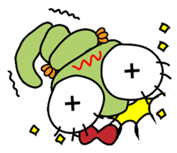 Ranran hairy caterpillar sticker #2475615