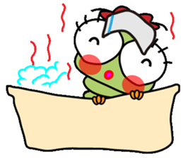 Ranran hairy caterpillar sticker #2475621