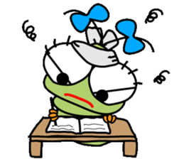 Ranran hairy caterpillar sticker #2475625