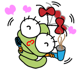 Ranran hairy caterpillar sticker #2475626