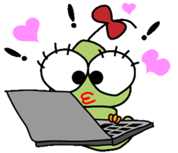 Ranran hairy caterpillar sticker #2475634