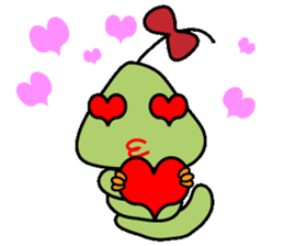 Ranran hairy caterpillar sticker #2475637