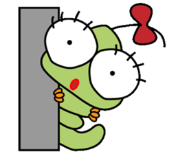 Ranran hairy caterpillar sticker #2475640