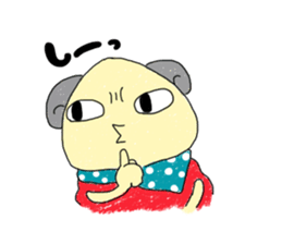 Moo of sheep with yukappa sticker #2476183