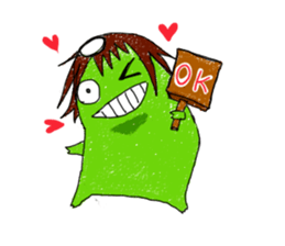 Moo of sheep with yukappa sticker #2476193