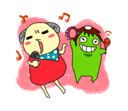 Moo of sheep with yukappa sticker #2476200