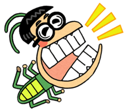 National grasshopper jaedol! sticker #2476810