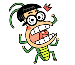 National grasshopper jaedol! sticker #2476836