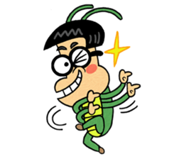 National grasshopper jaedol! sticker #2476838