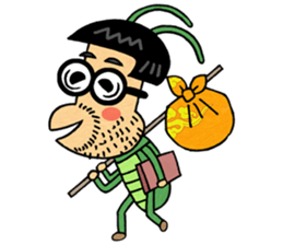 National grasshopper jaedol! sticker #2476842