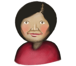 Lady mama sticker #2477368