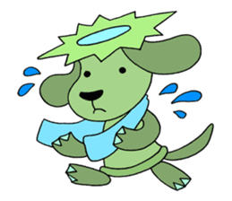 Water imp dog sticker #2477811