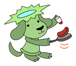 Water imp dog sticker #2477820