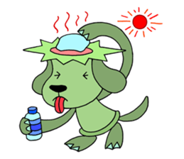 Water imp dog sticker #2477826