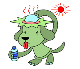 Water imp dog sticker #2477826