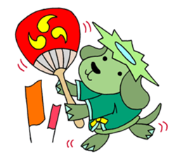 Water imp dog sticker #2477840