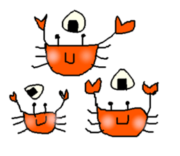 panda + crab + hiyoko sticker #2478089