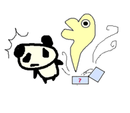 panda + crab + hiyoko sticker #2478104