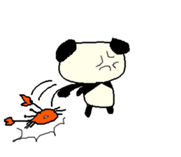 panda + crab + hiyoko sticker #2478113
