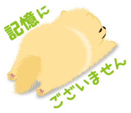 The tiny Pomeranian puppy sticker #2478235