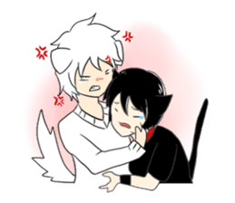 Shishimimi boys and girls sticker #2478428