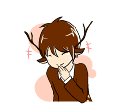 Shishimimi boys and girls sticker #2478439