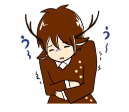 Shishimimi boys and girls sticker #2478440